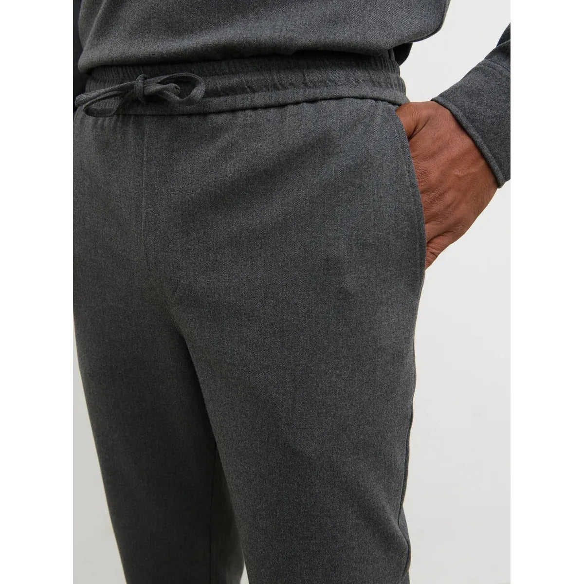 NOBL Theodore Drawstring Trousers Charcoal