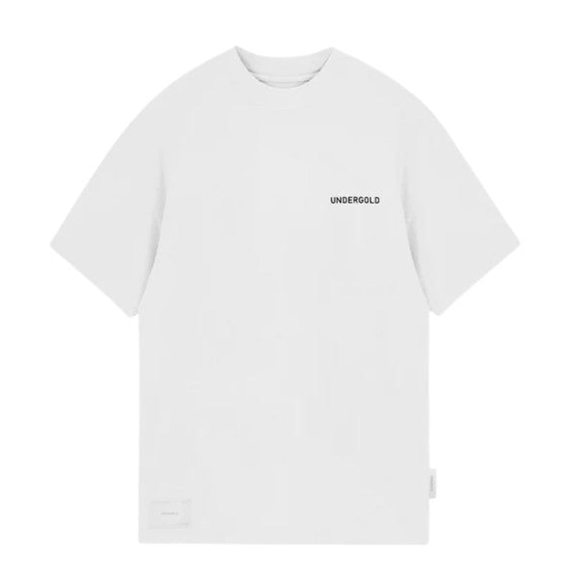 Undergold Basics Tiny Logo Regular Fit White T-shirt