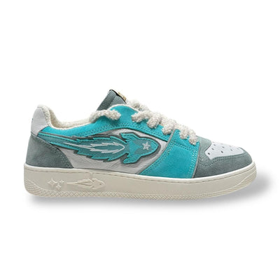 Enterprise Japan × Mr.something EGG Rocket Sneakers in Menta and Sky