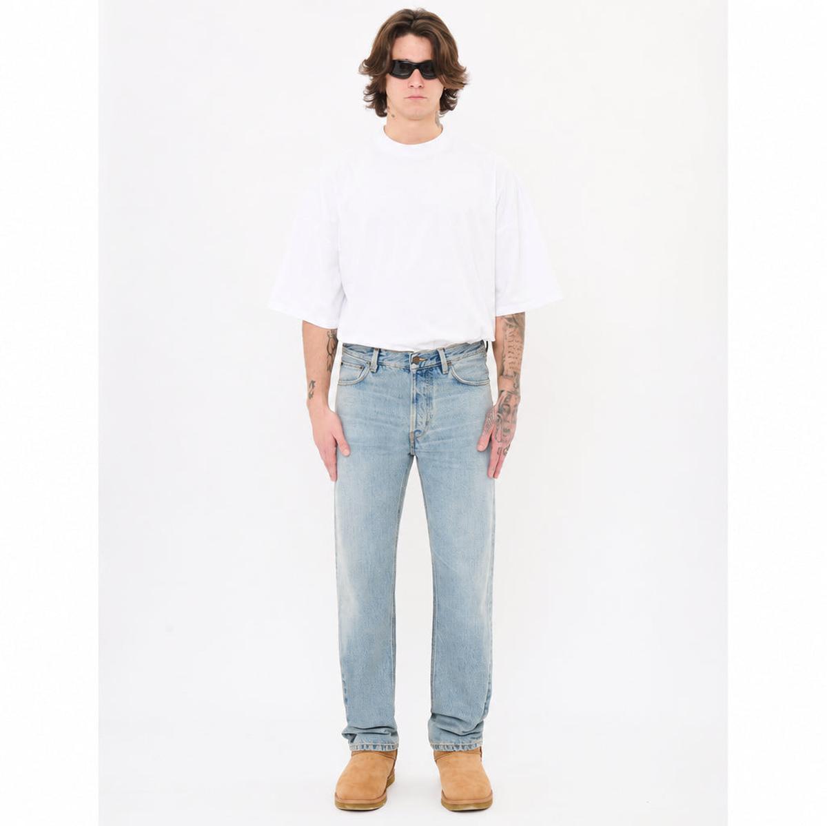 Haikure Tokyo Slim Ziggy Blue Trousers
