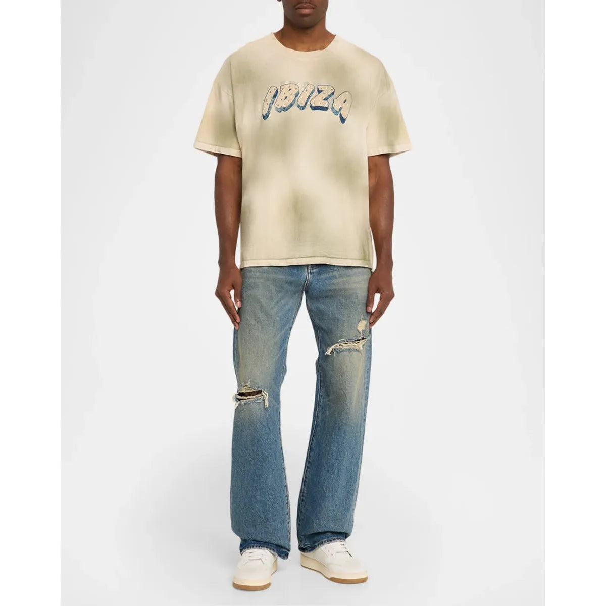 Alchemist Camo Wash 1 Ibiza T-Shirt With Crystals
