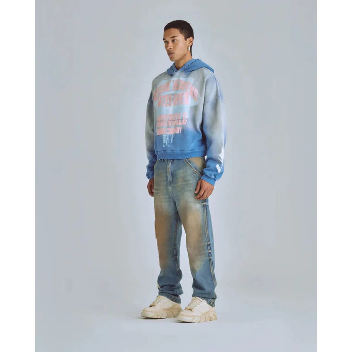 Undergold Agnus Dei Future Heavens Storm Blue Hoodie