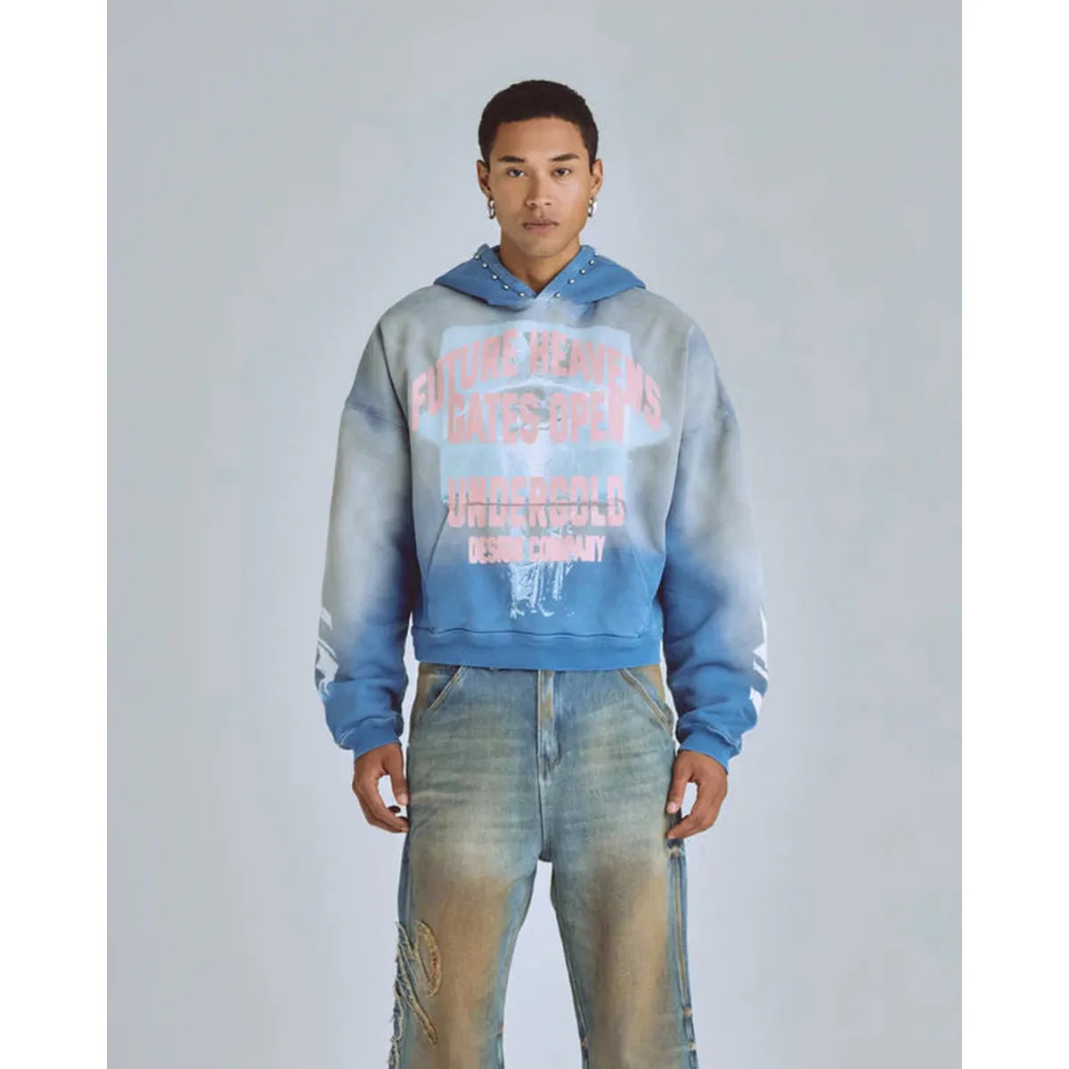 Undergold Agnus Dei Future Heavens Storm Blue Hoodie