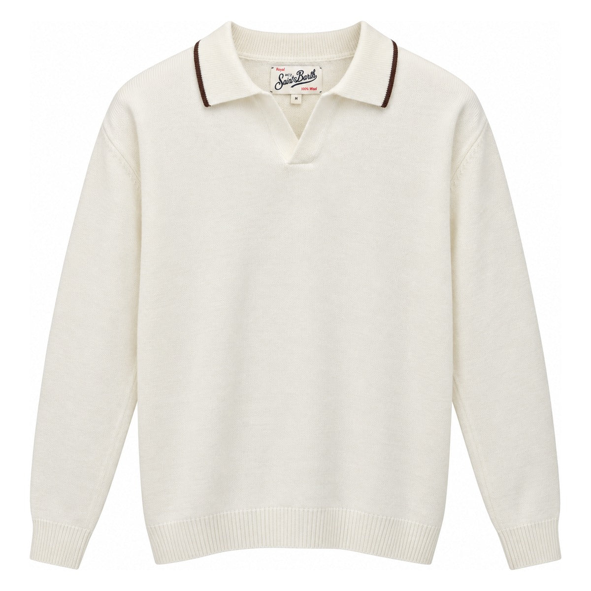 MC2 Saint Barth Covent Wool Sweater in Off-White