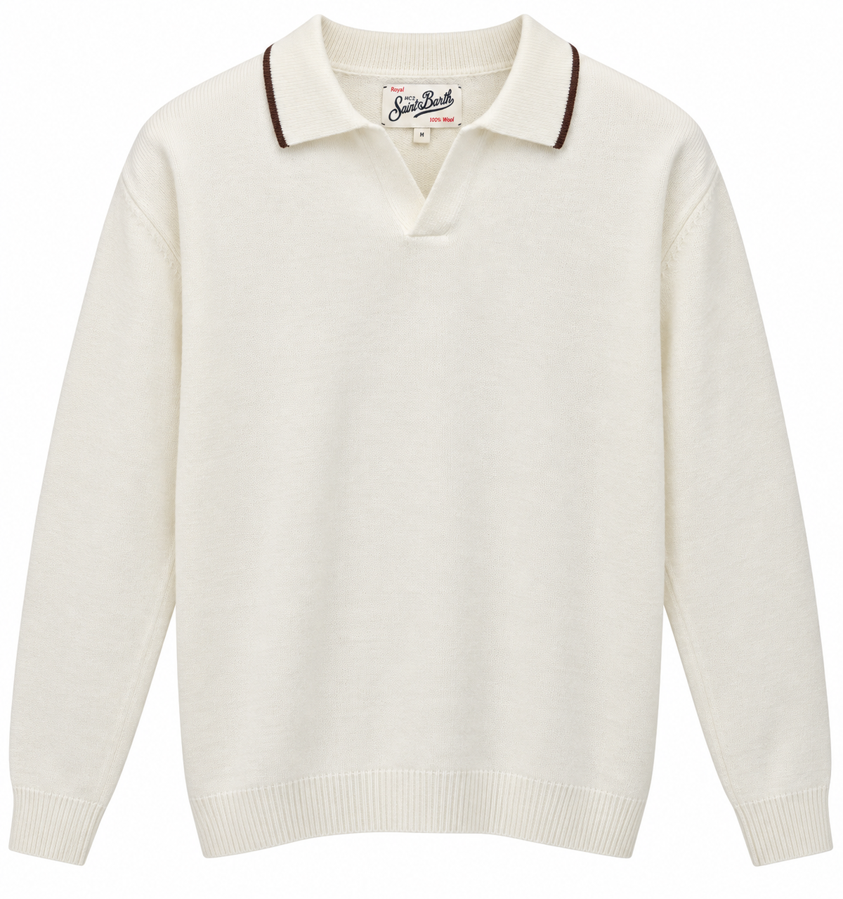 MC2 Saint Barth Covent Wool Sweater in Off-White