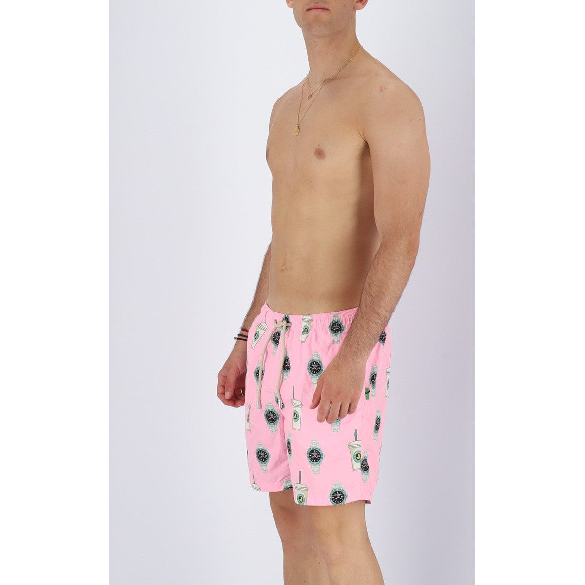 MC2 Man Swim Shorts Watch Print