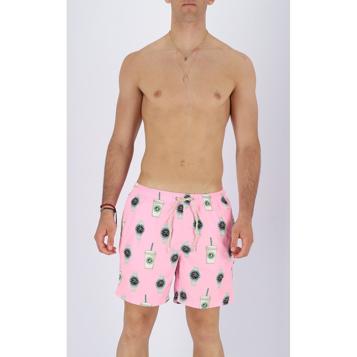 MC2 Man Swim Shorts Watch Print