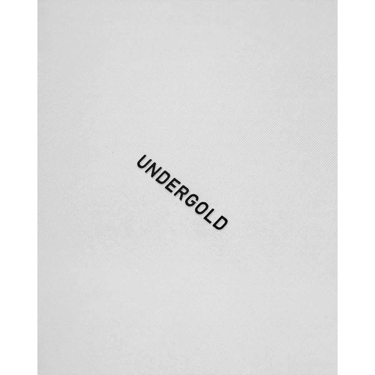Undergold Basics Tiny Logo Regular Fit White T-shirt