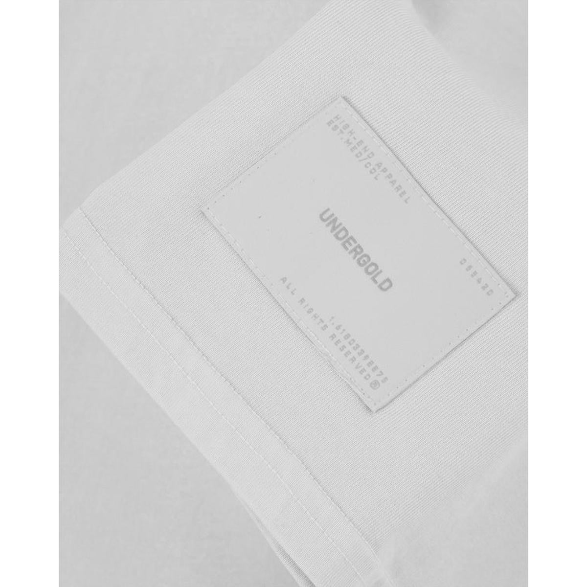 Undergold Basics Tiny Logo Regular Fit White T-shirt