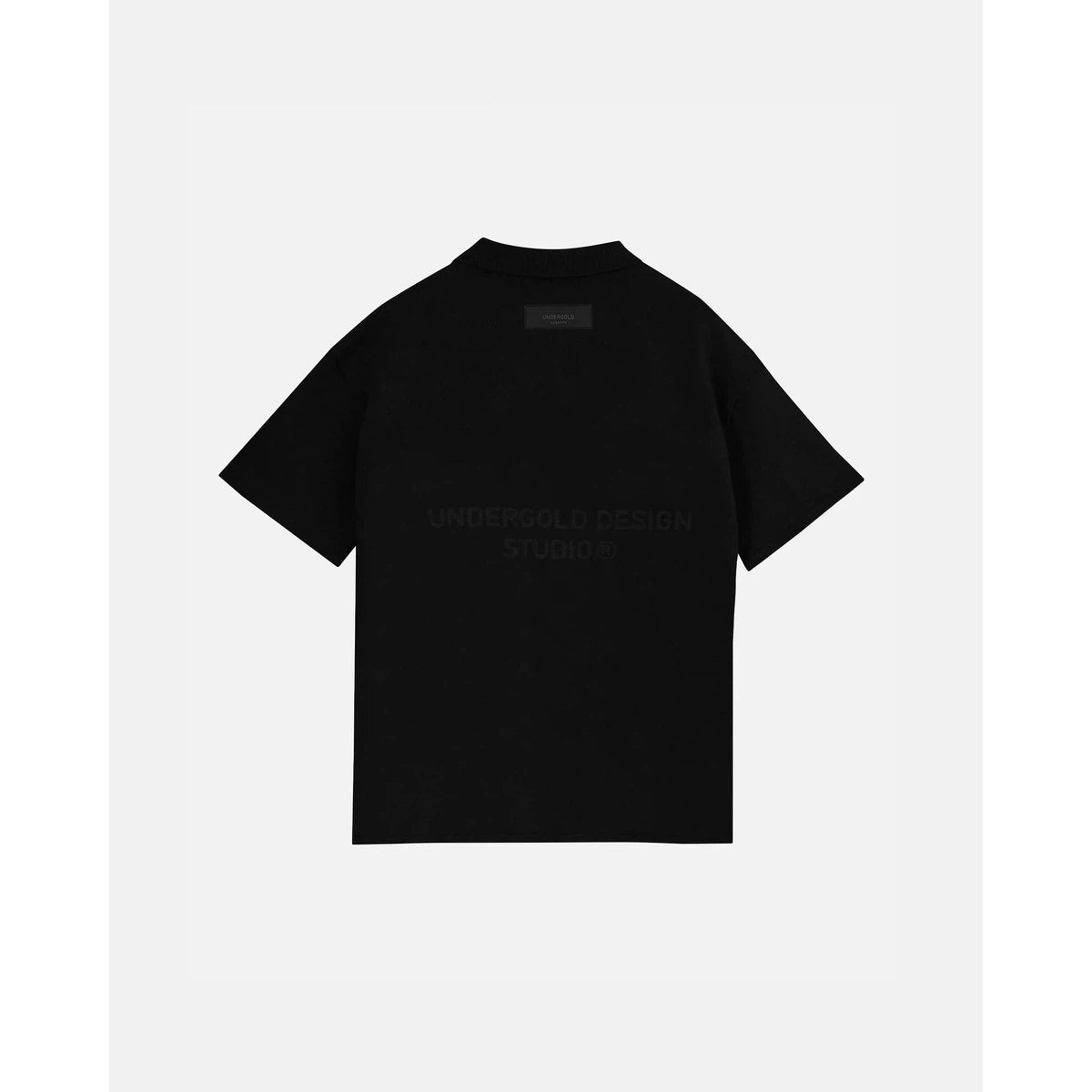 Undergold Studio Knit Short Sleeve Shirt Black