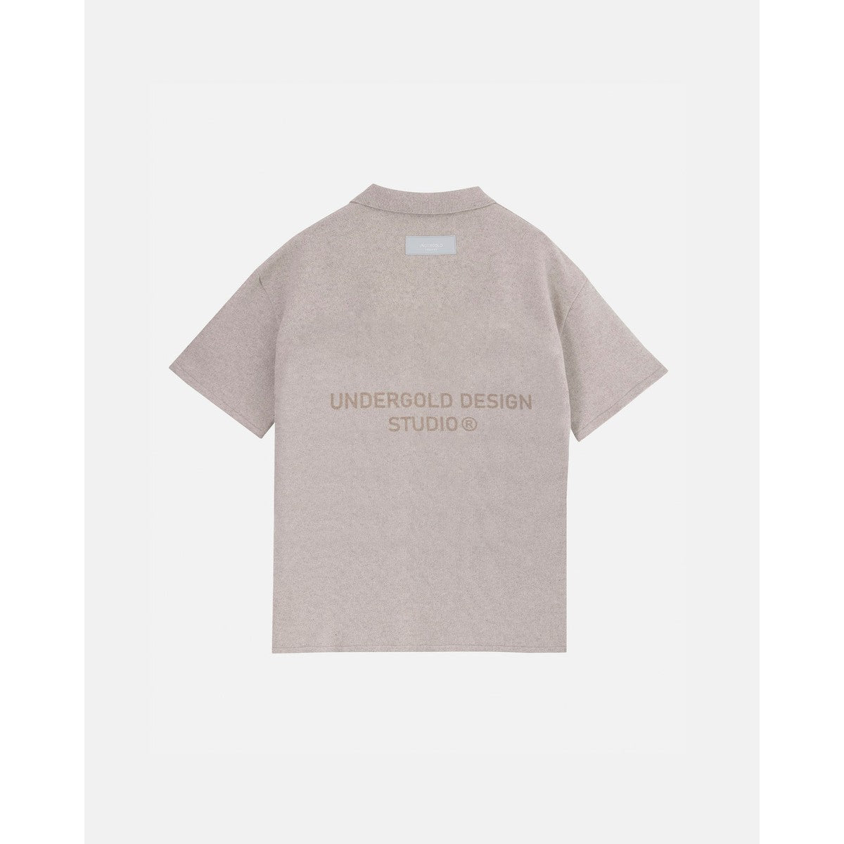 Undergold Studio Knit Short Sleeve Shirt Grey