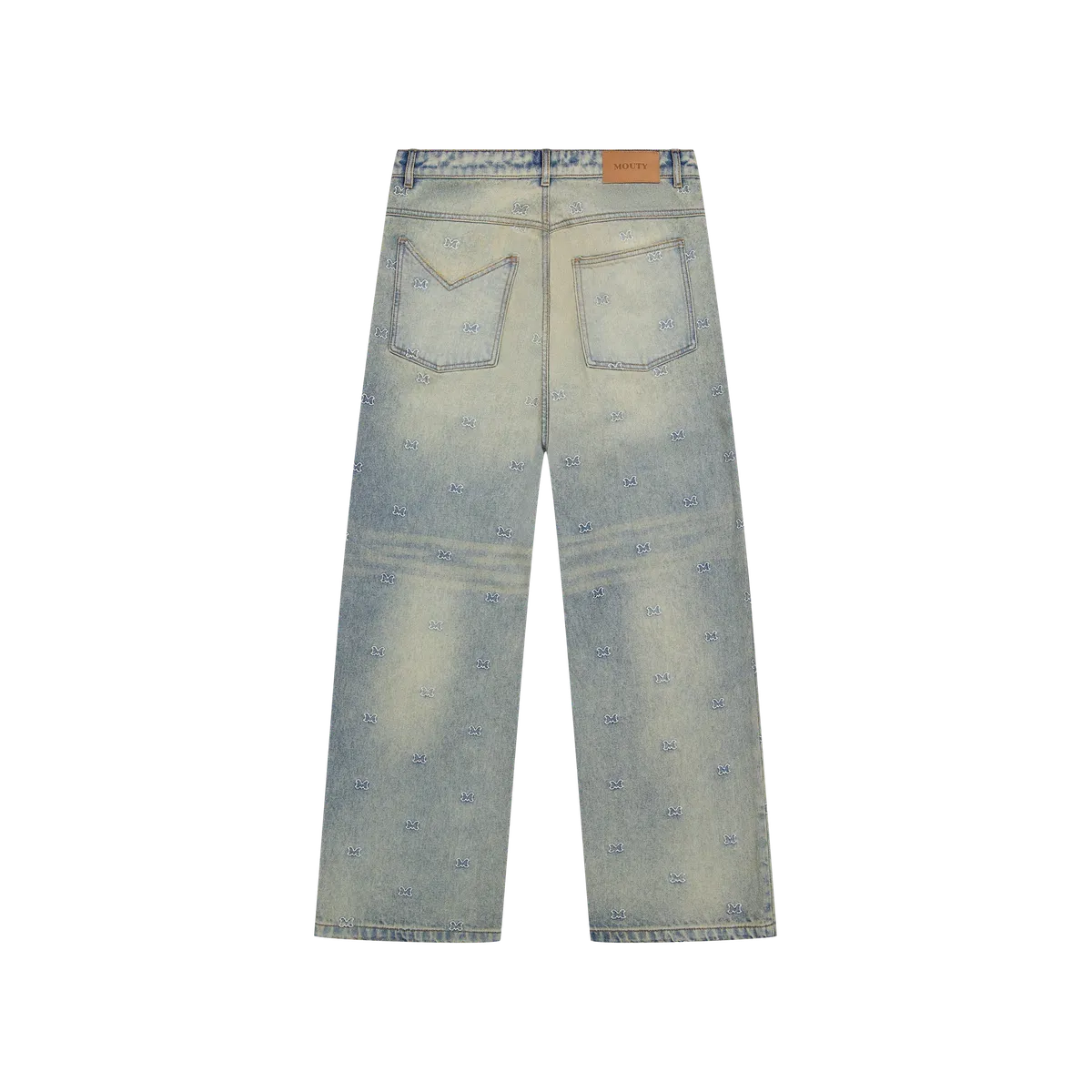 Mouty Brandmark Baggy Denim Trousers
