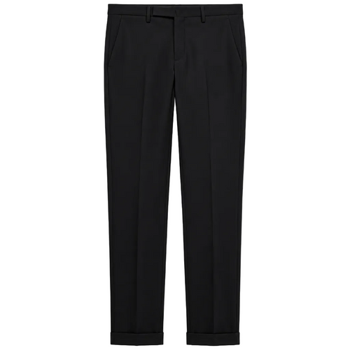 Briglia 1949 BG03P Stretch Poplin Trousers in Black
