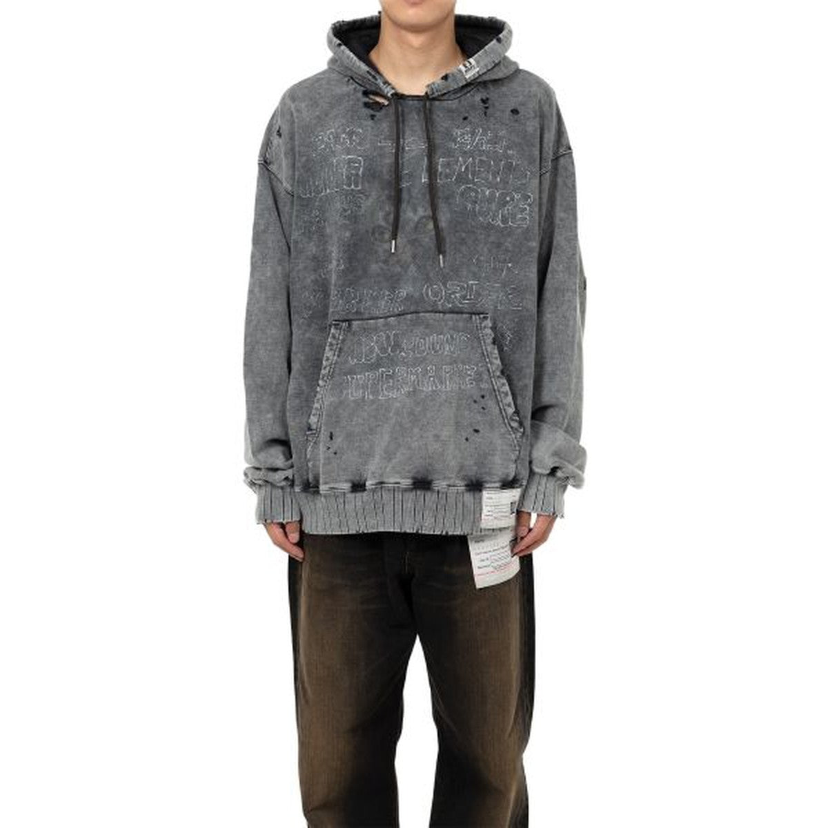 Maison Mihara Distressed Hoodie