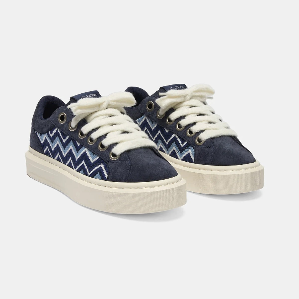 Cleens Ace Sneakers in Azzurro