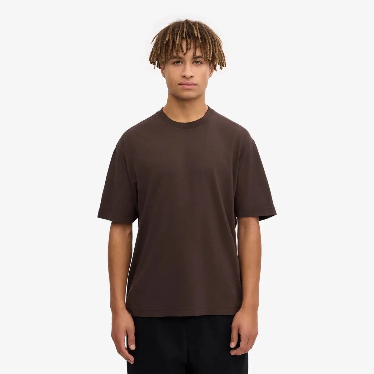 Colorful Standard Oversized Organic T-Shirt in Coffee Brown