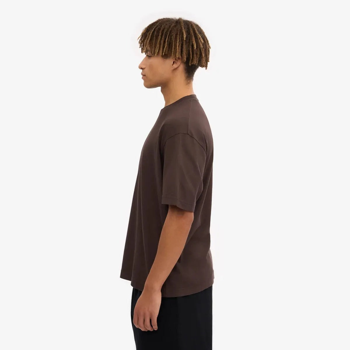 Colorful Standard Oversized Organic T-Shirt in Coffee Brown