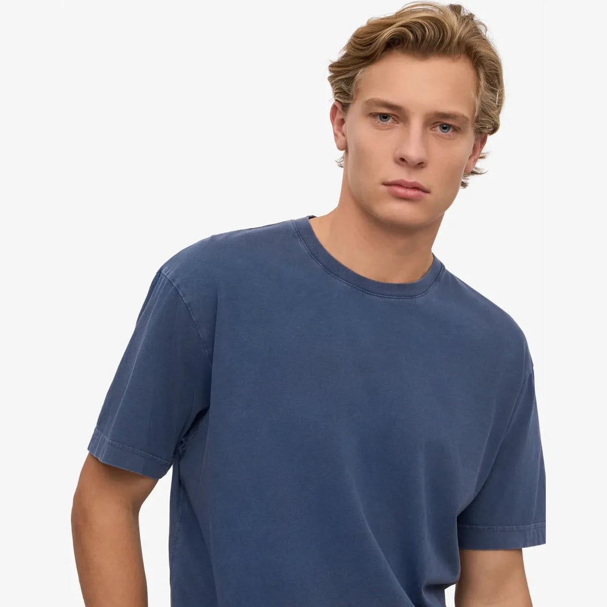Colorful Standard Oversized Organic T-Shirt in Neptune Blue