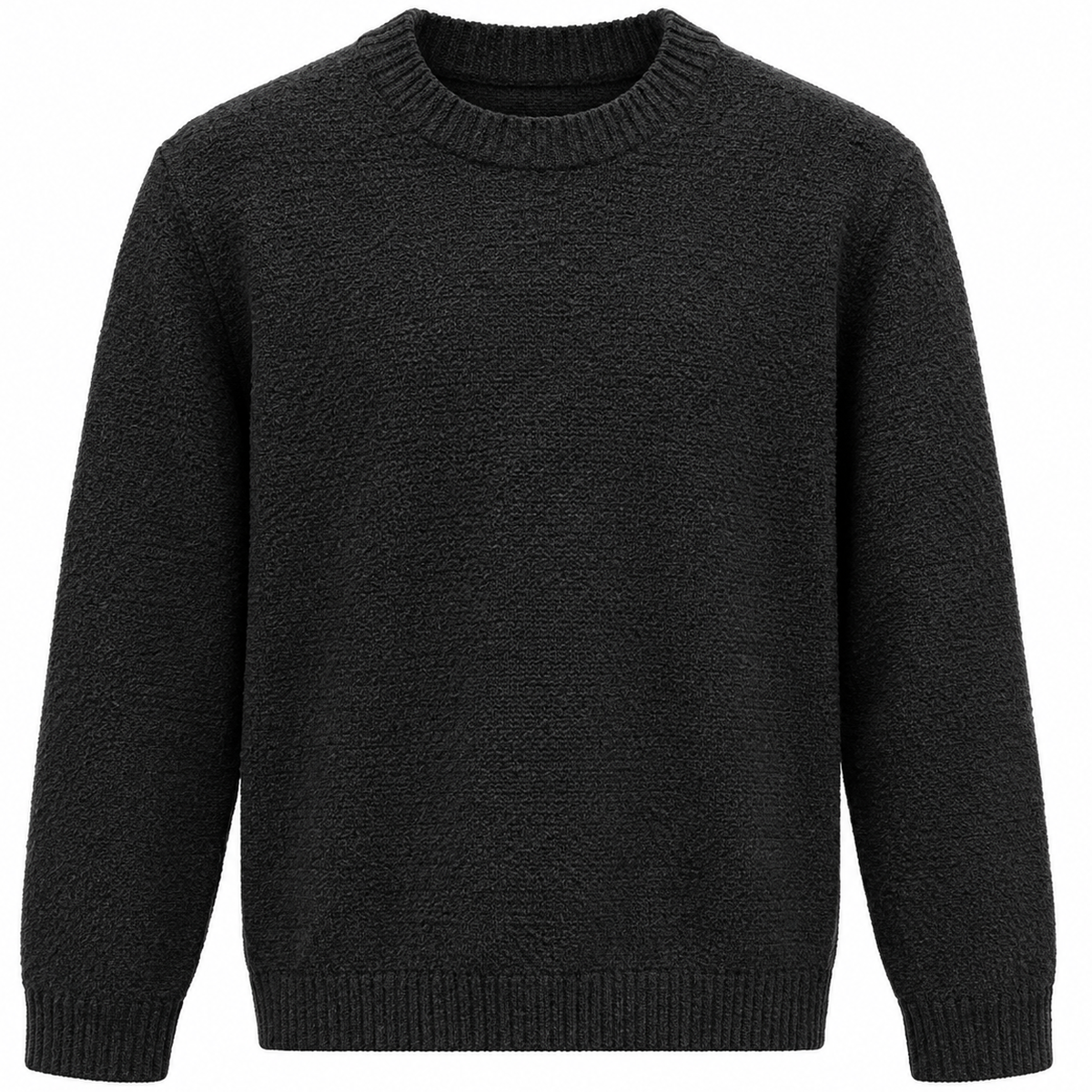 NOBL Cameron Crew Neck Jumper in Black
