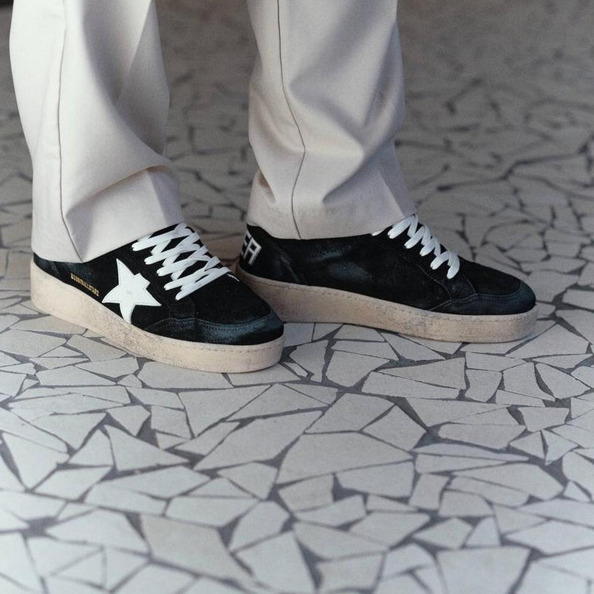 Golden Goose Ball Star 2 Black and White Sneakers – Mr.Something campaign