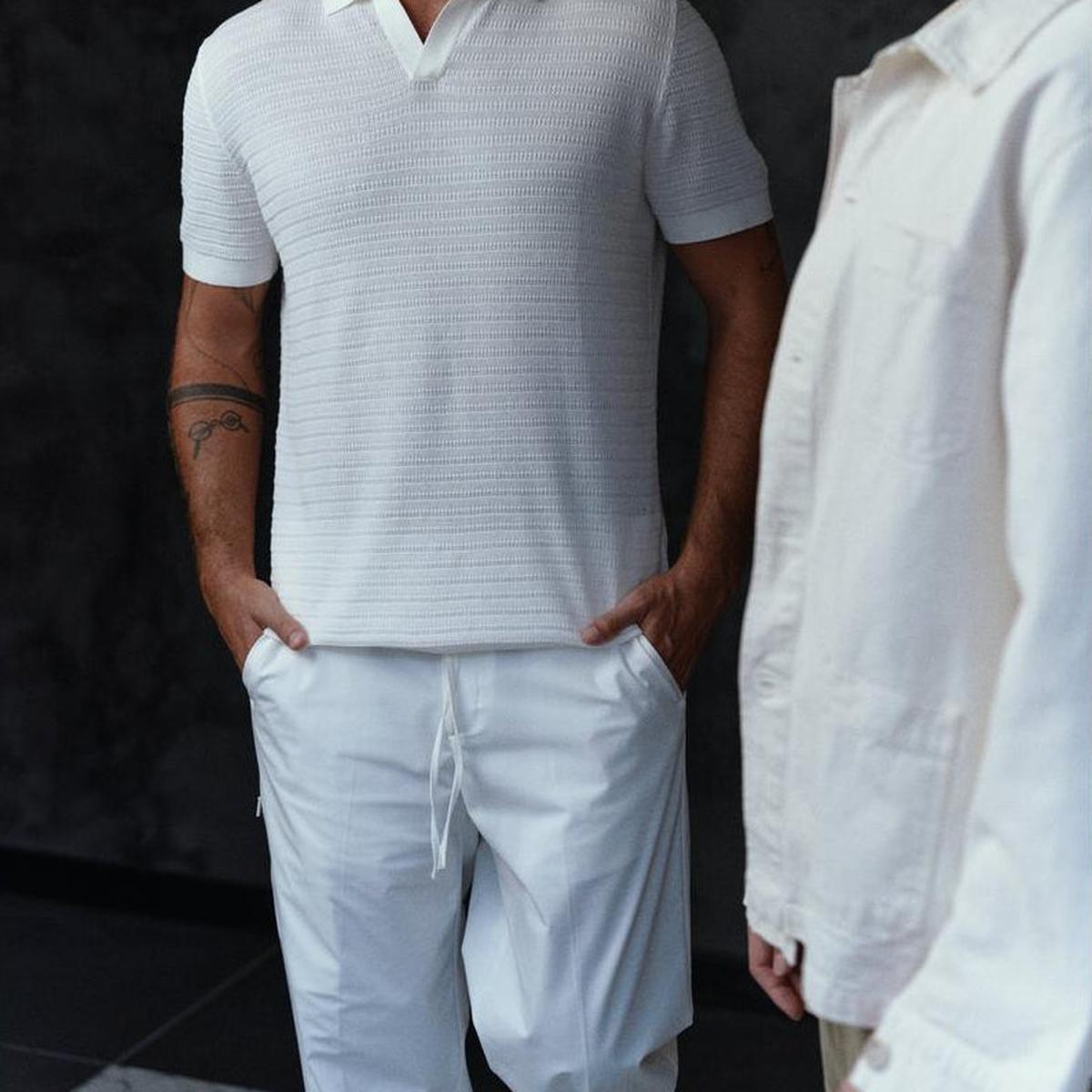 Briglia 1949 ROXYP White Natural Trousers – Mr.Something campaign