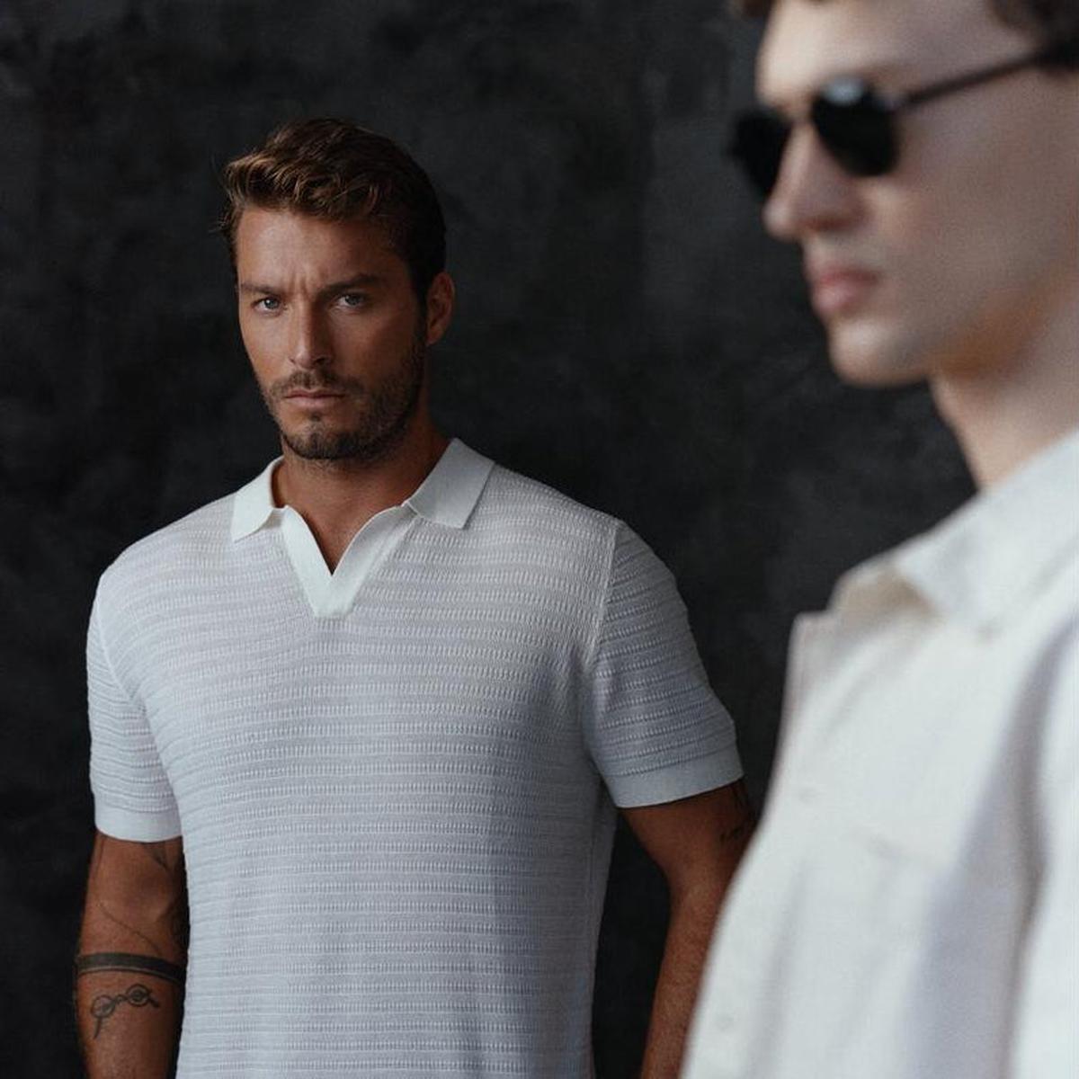 Drykorn Braian Ecru Knitted Polo – Mr.something campaign