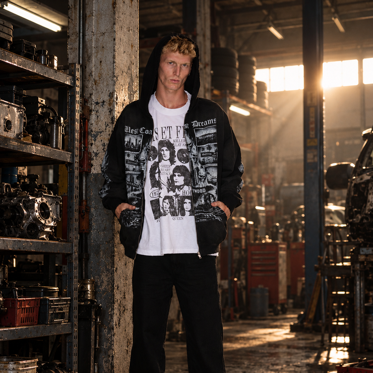 Amis et Fleurs For the Love of Hollywood T-Shirt – Mr.Something campaign