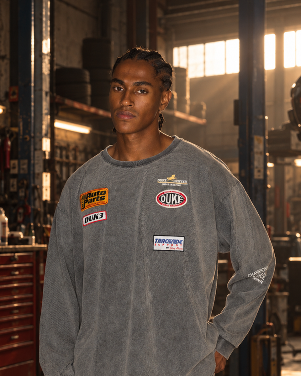Duke + Dexter Track Long Sleeve Top – Mr.Something campaign