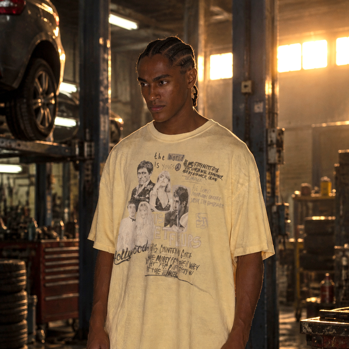 Amis et Fleurs The World Is Yours T-Shirt – Mr.Something campaign