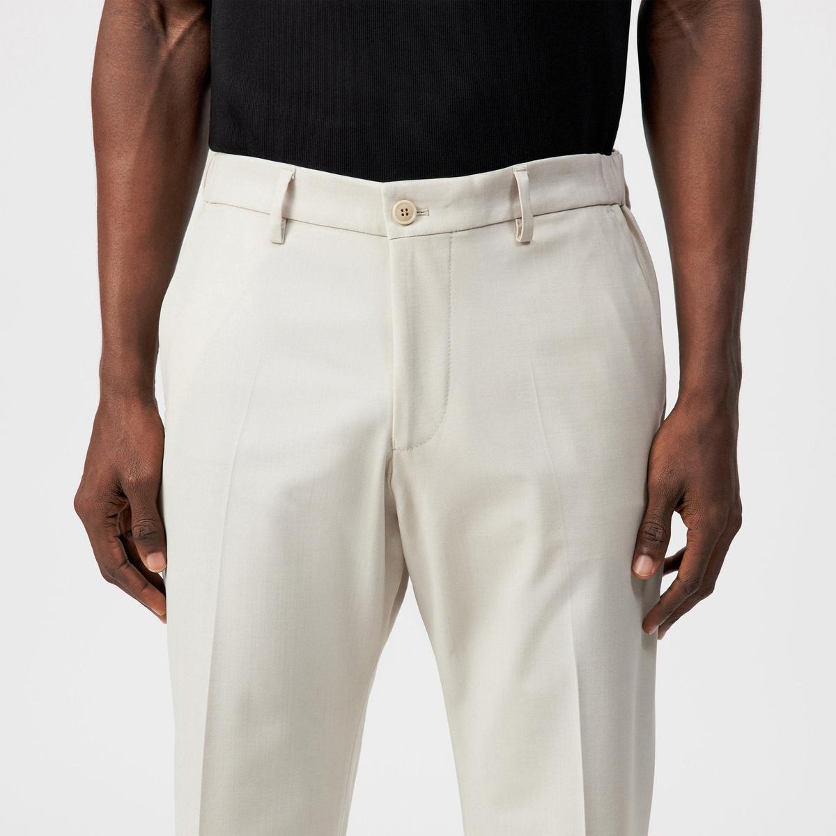 Drykorn Ajend Beige Regular Fit Trousers