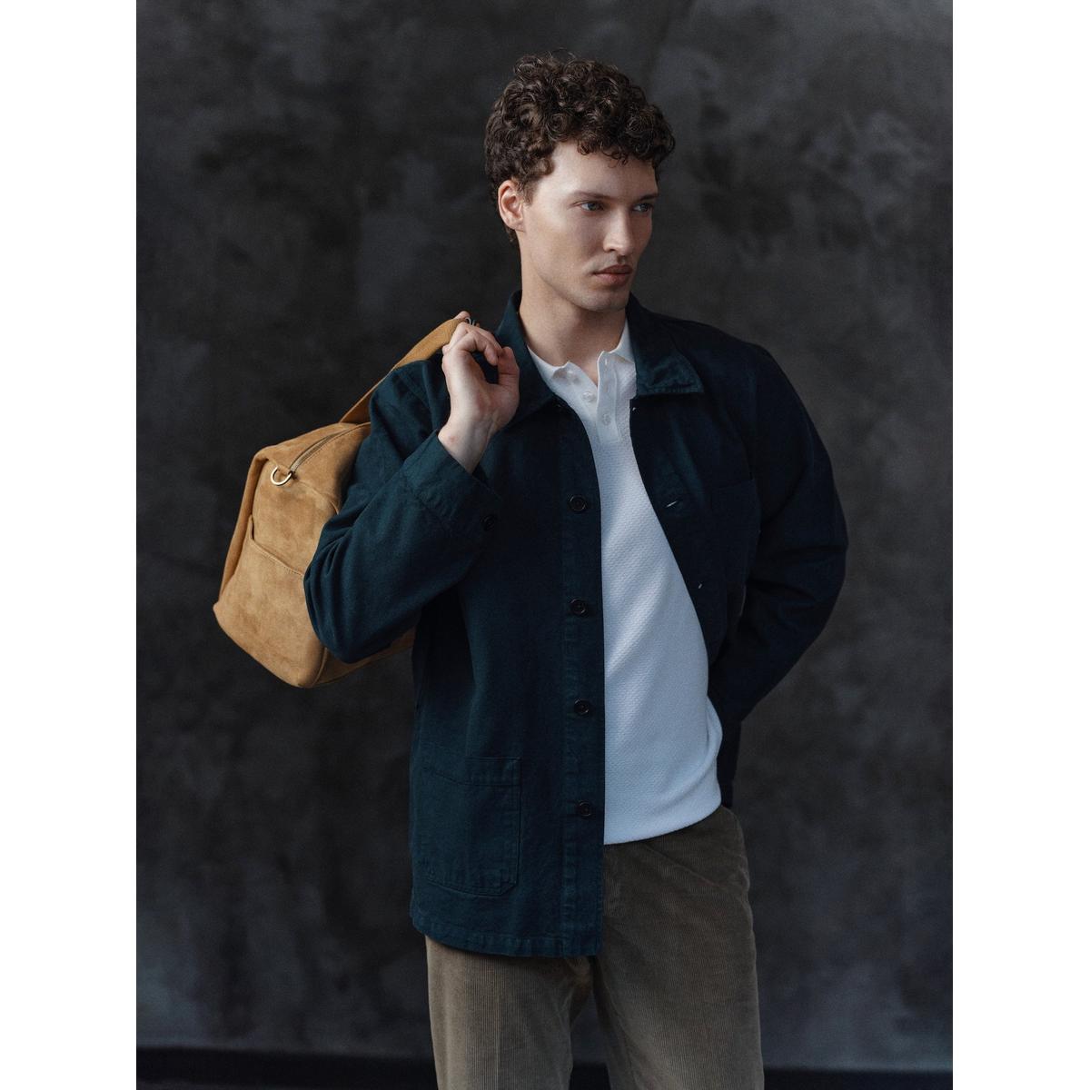 Colorful Standard Organic Workwear Jacket Navy Blue – Mr.something campaign
