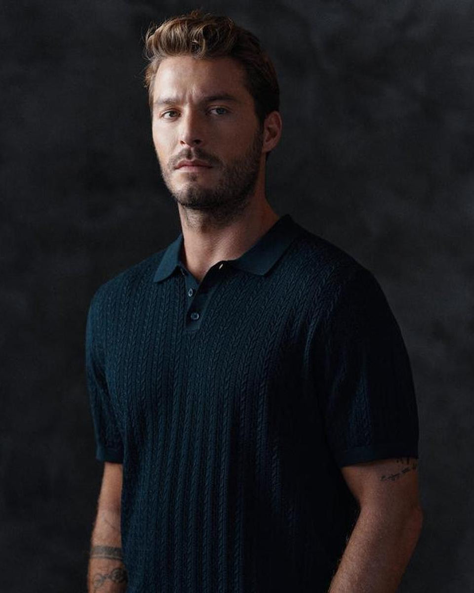 Drykorn Triton Navy Polo Shirt – Mr.something campaign