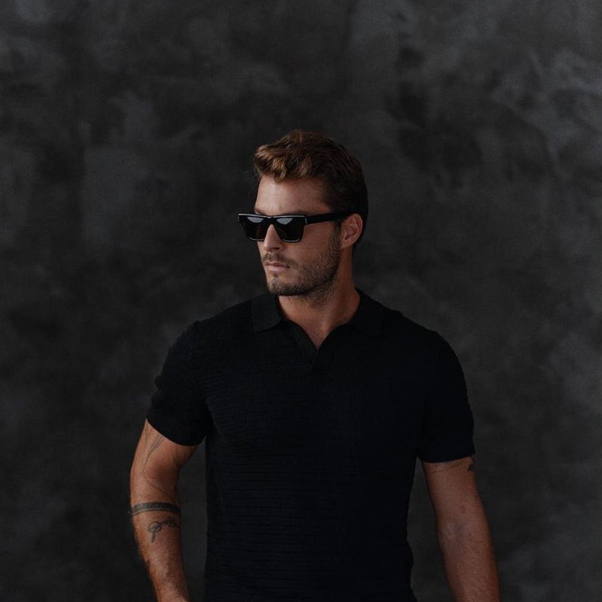 Drykorn Braian Black Knitted Polo Shirt – Mr.Something campaign