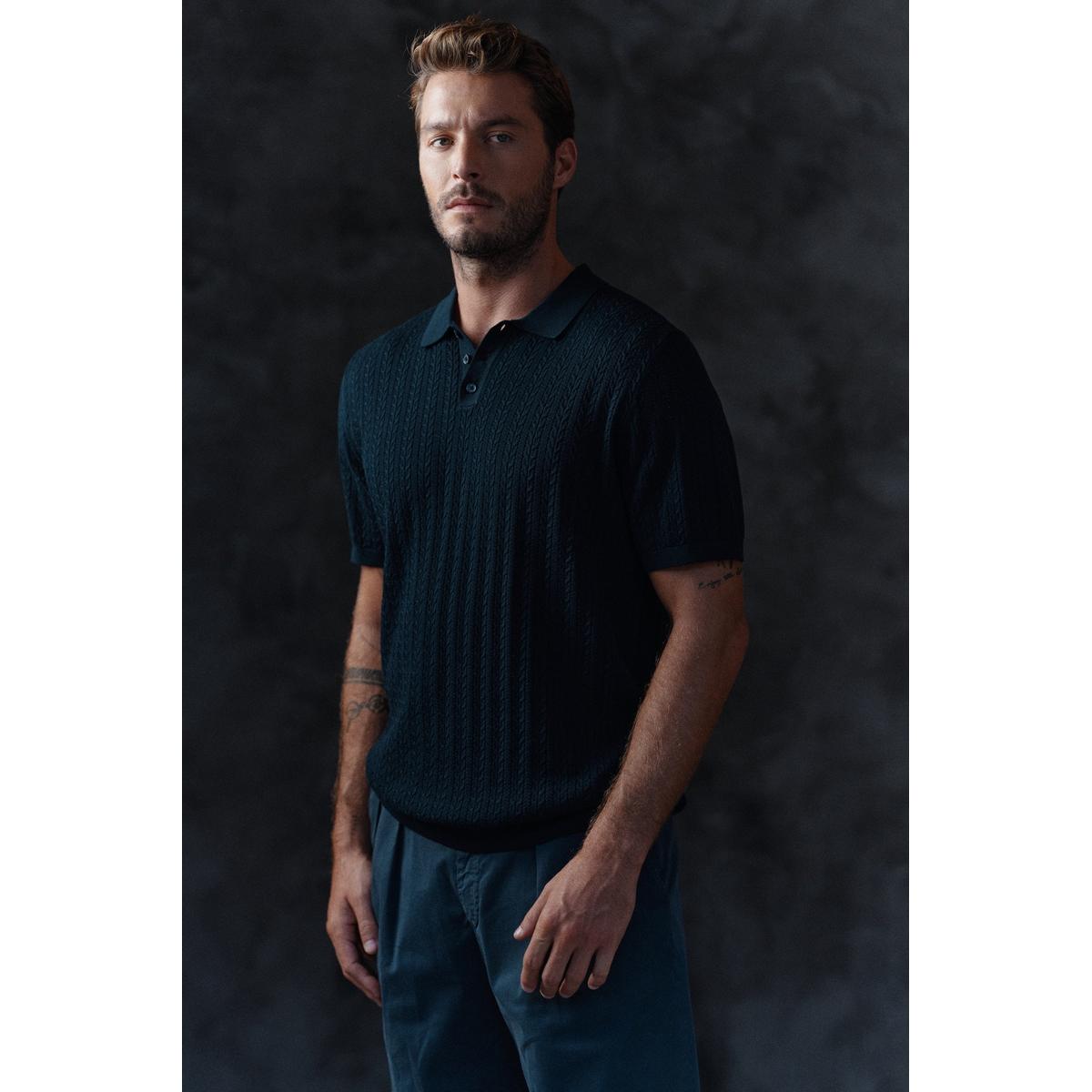Drykorn Triton Navy Polo Shirt – Mr.something campaign