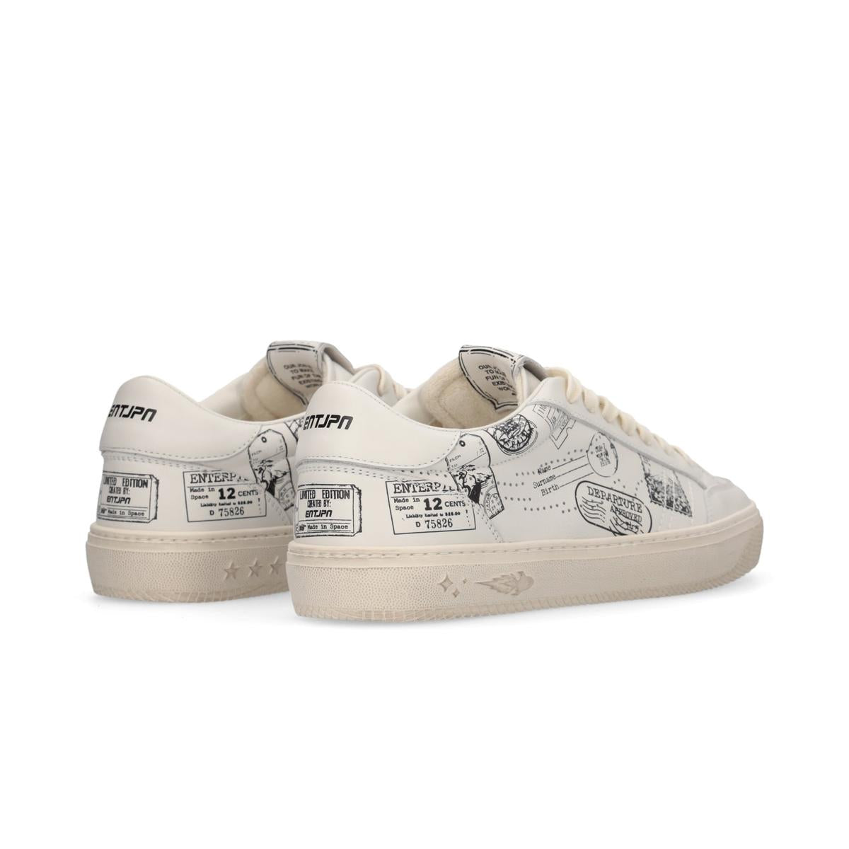 Enterprise Japan Jupiter Rocket 3 Sneakers Print White/Black