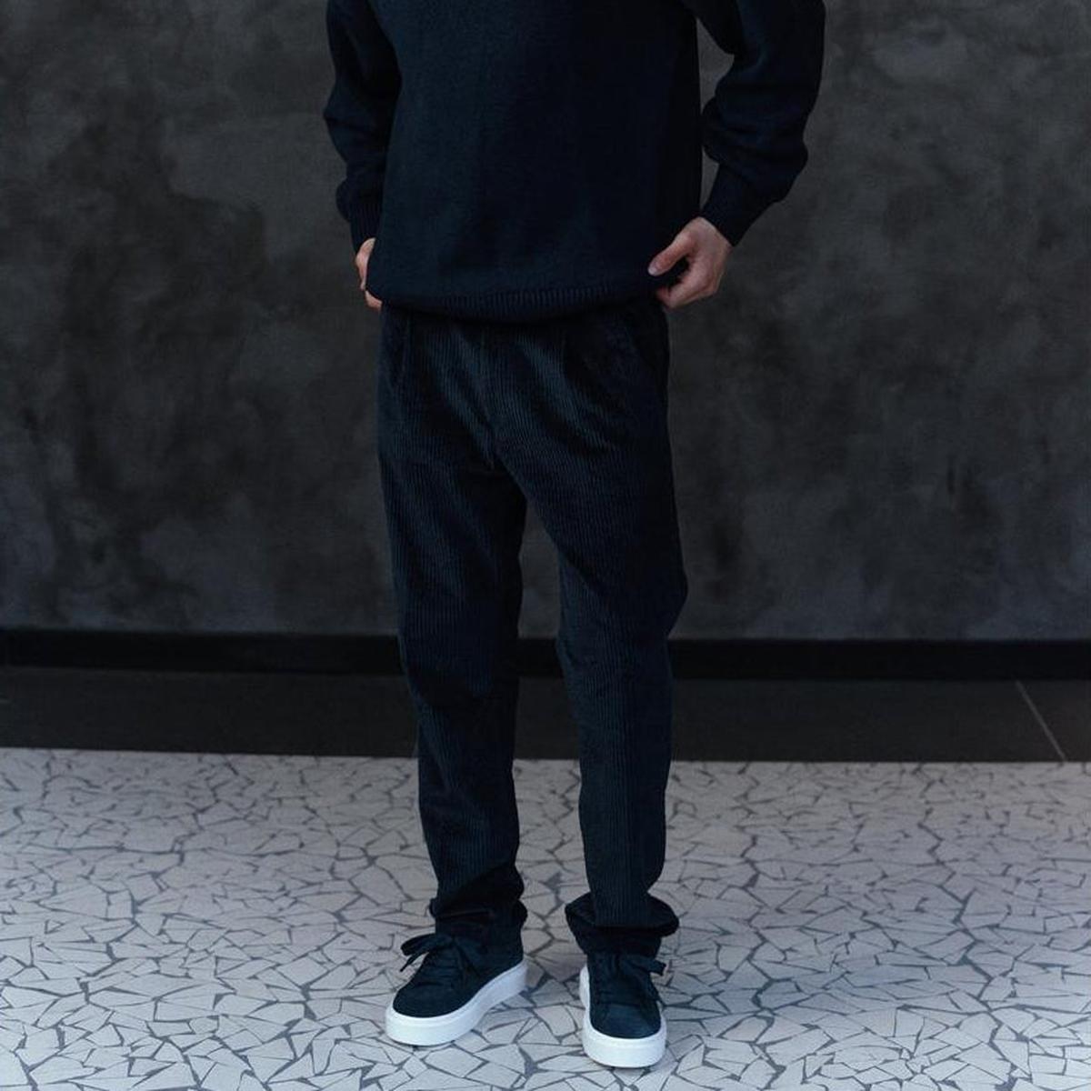 Drykorn Chasy Corduroy Blue Trousers – Mr.Something campaign