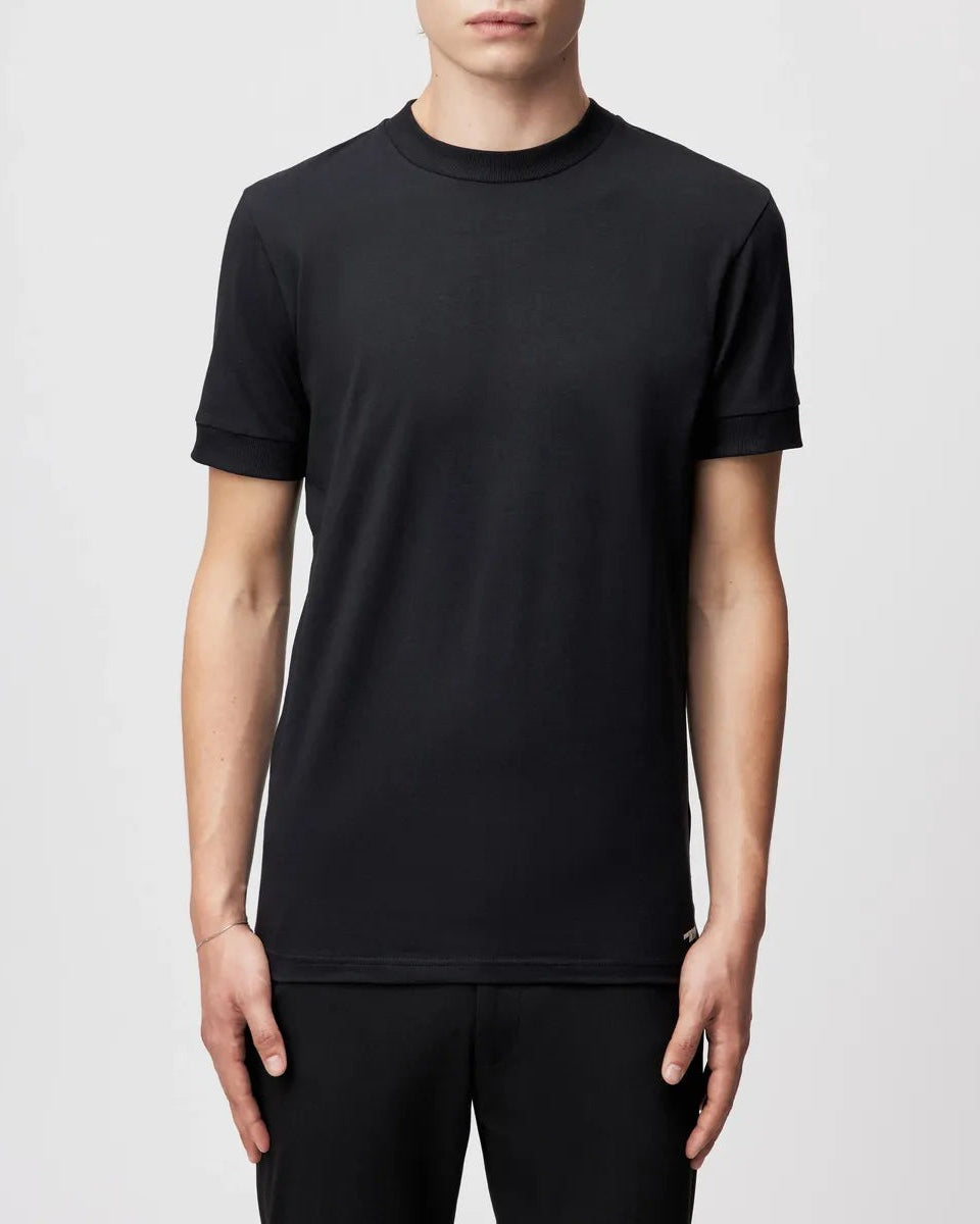 Drykorn Anton Fitted T-Shirt in Black