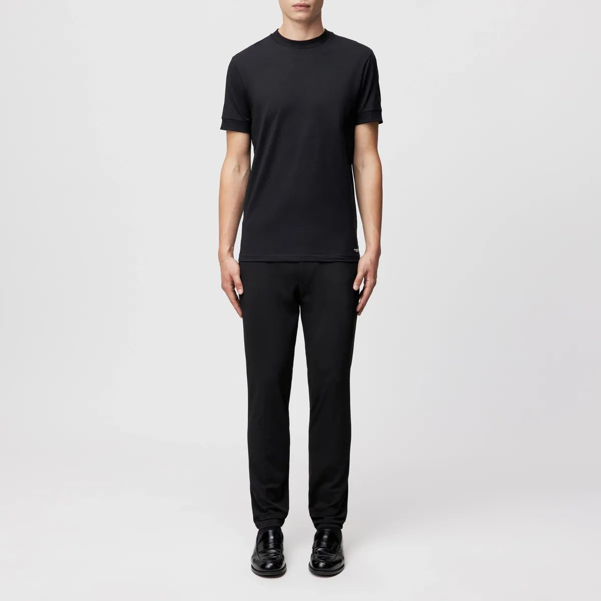 Drykorn Anton Fitted T-Shirt in Black
