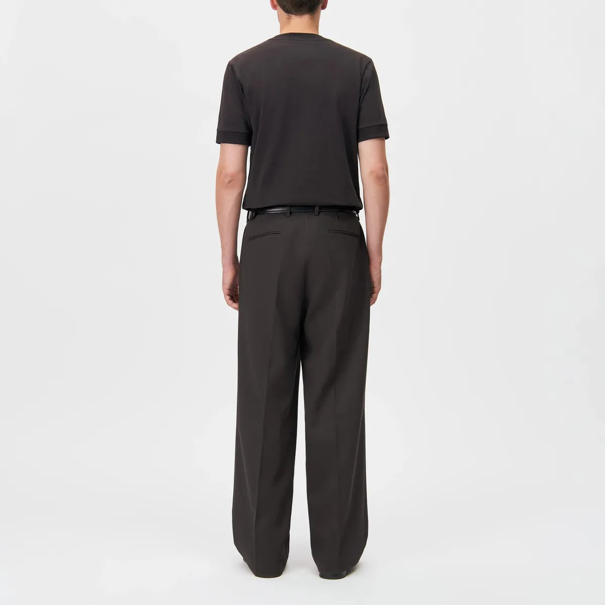 Drykorn Anton Fitted T-Shirt in Brown