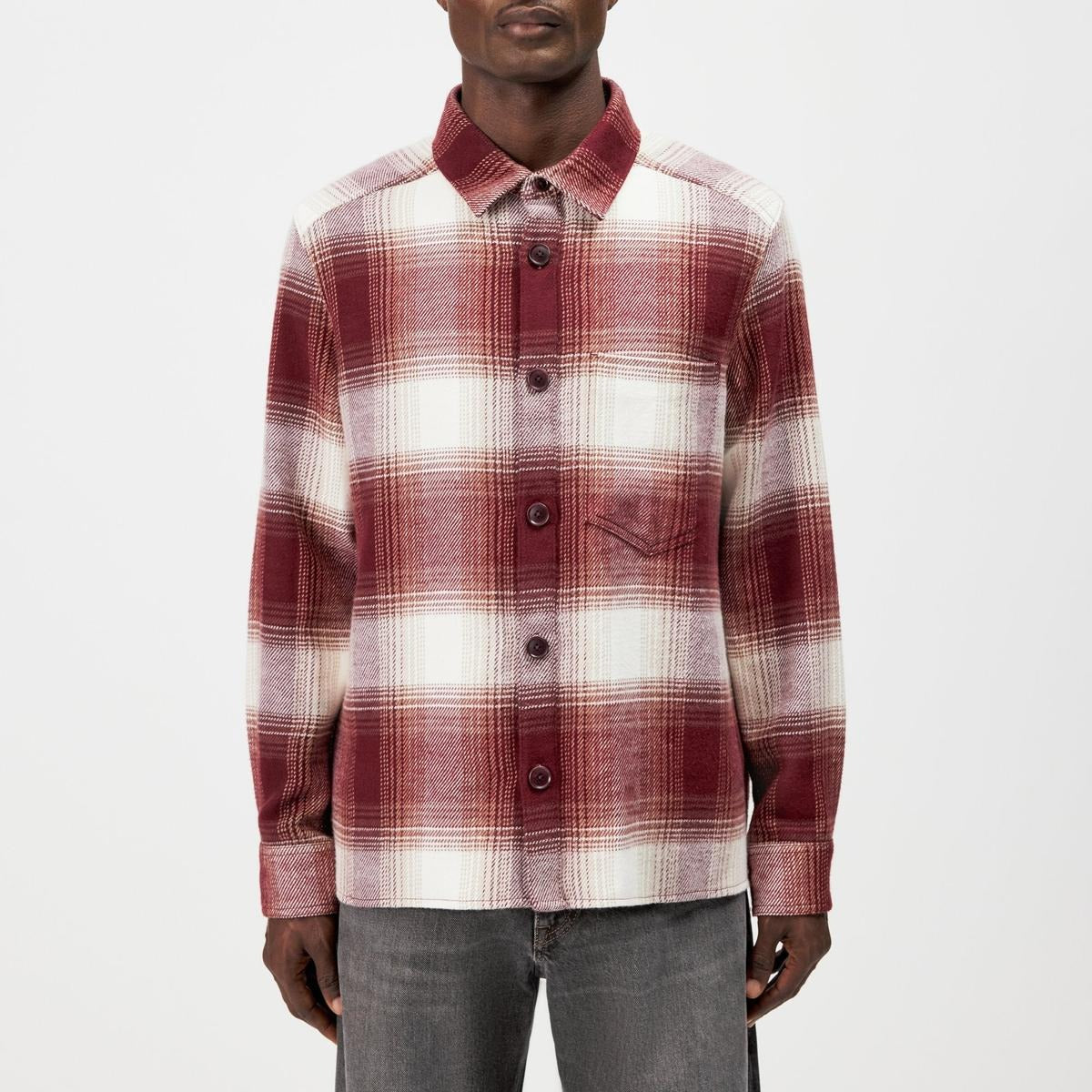 Drykorn Dieggo Red Relaxed Shirt