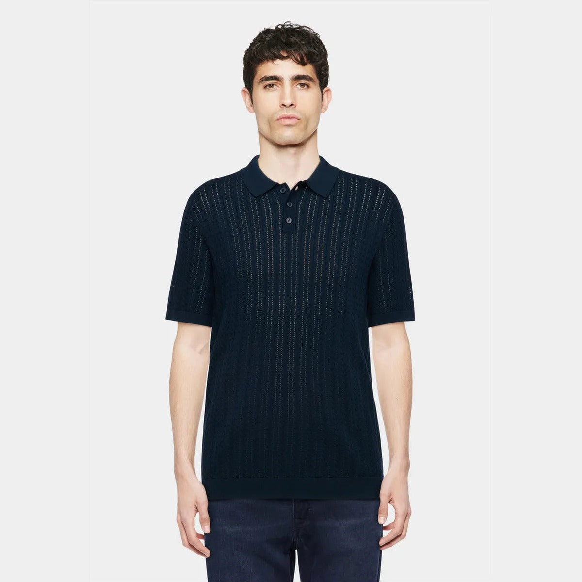 Drykorn Triton Polo Shirt in Navy