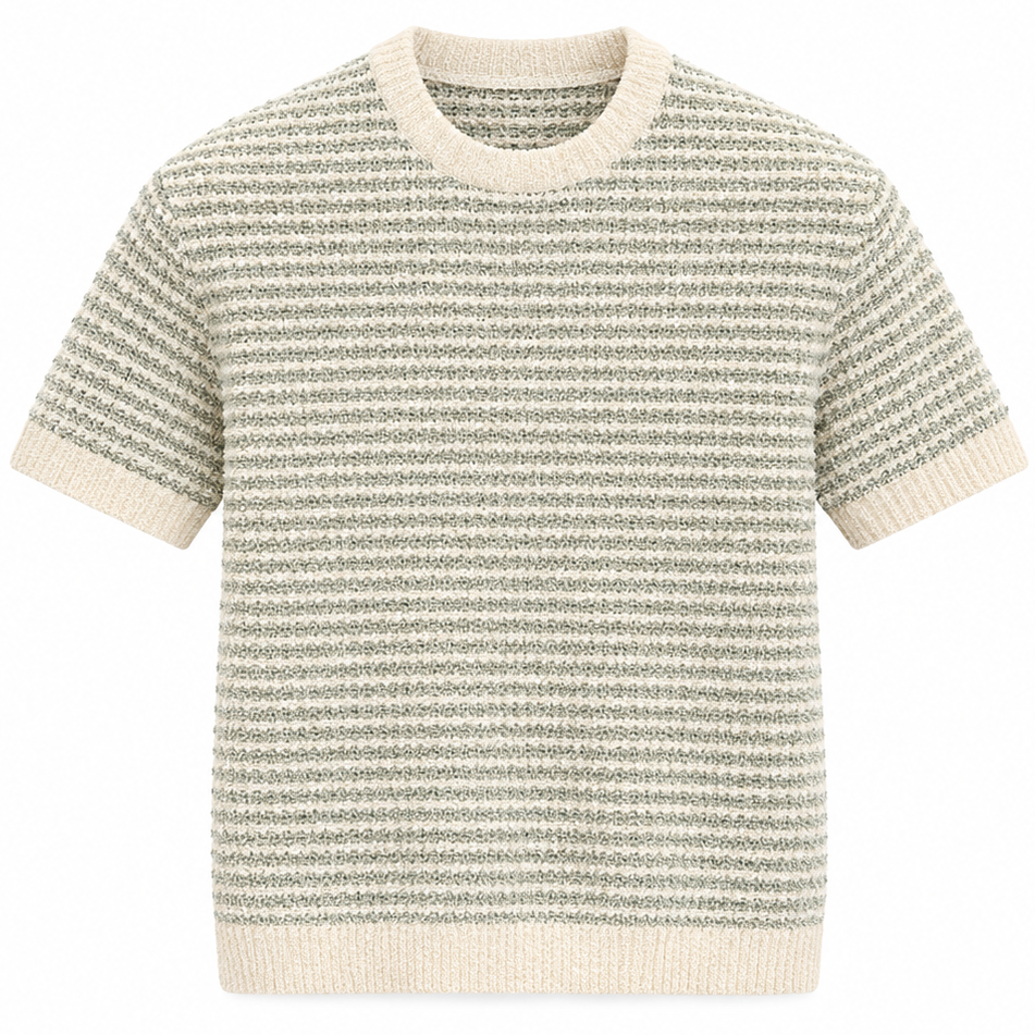 NOBL Emmett Stripe Knit T-Shirt