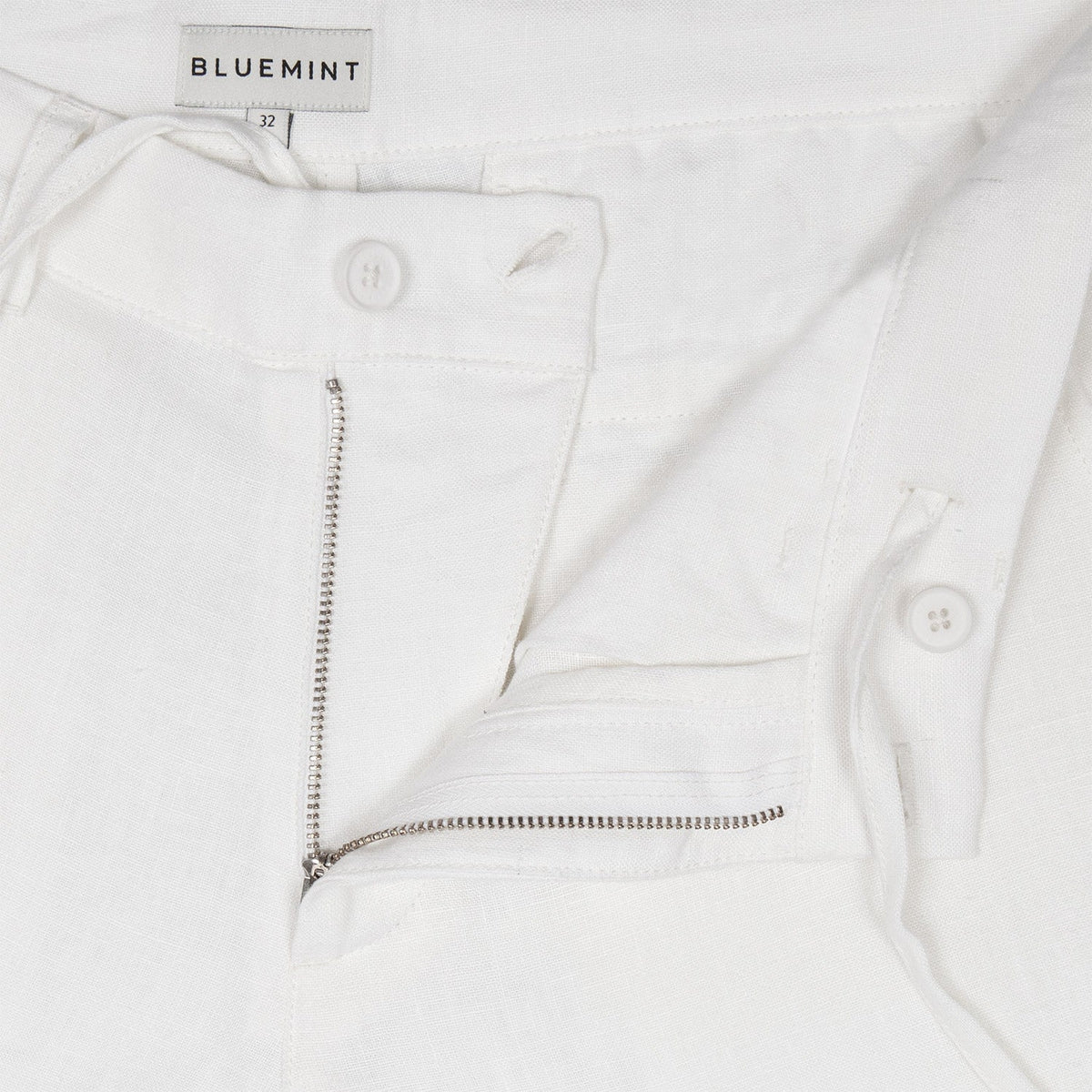 Bluemint Linen White Trousers