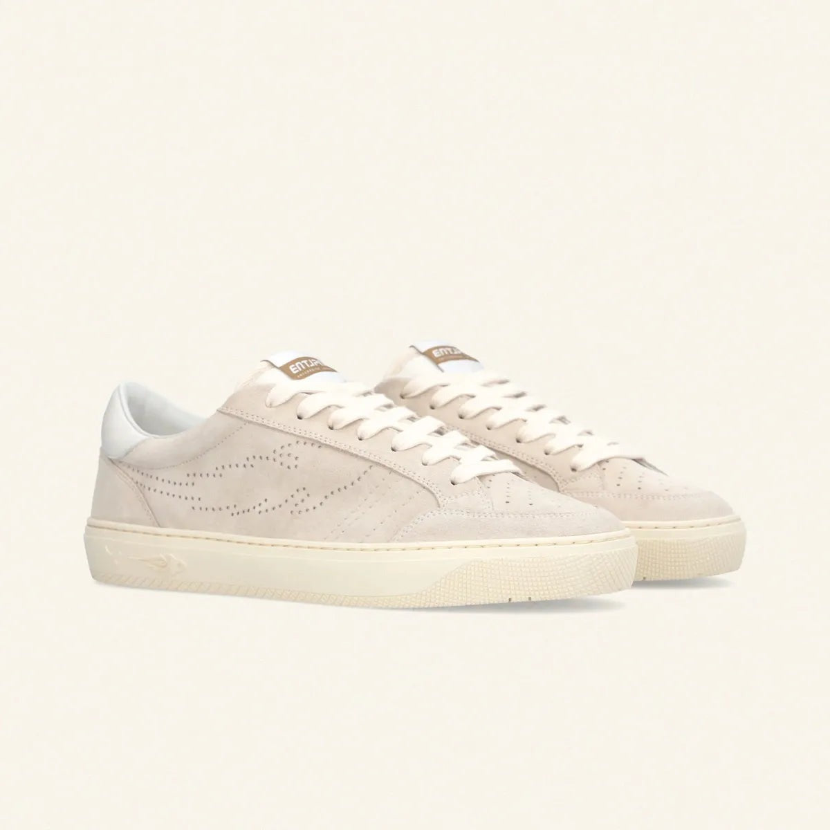 Enterprise Japan Jupiter Rocket Hole Sneakers in Sand Suede