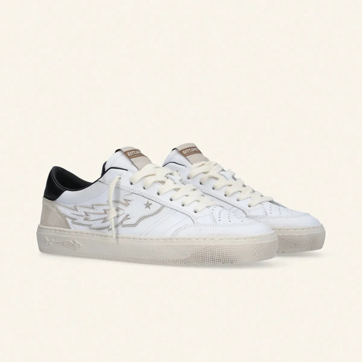 Enterprise Japan Jupiter Rocket Sneakers in White and Black
