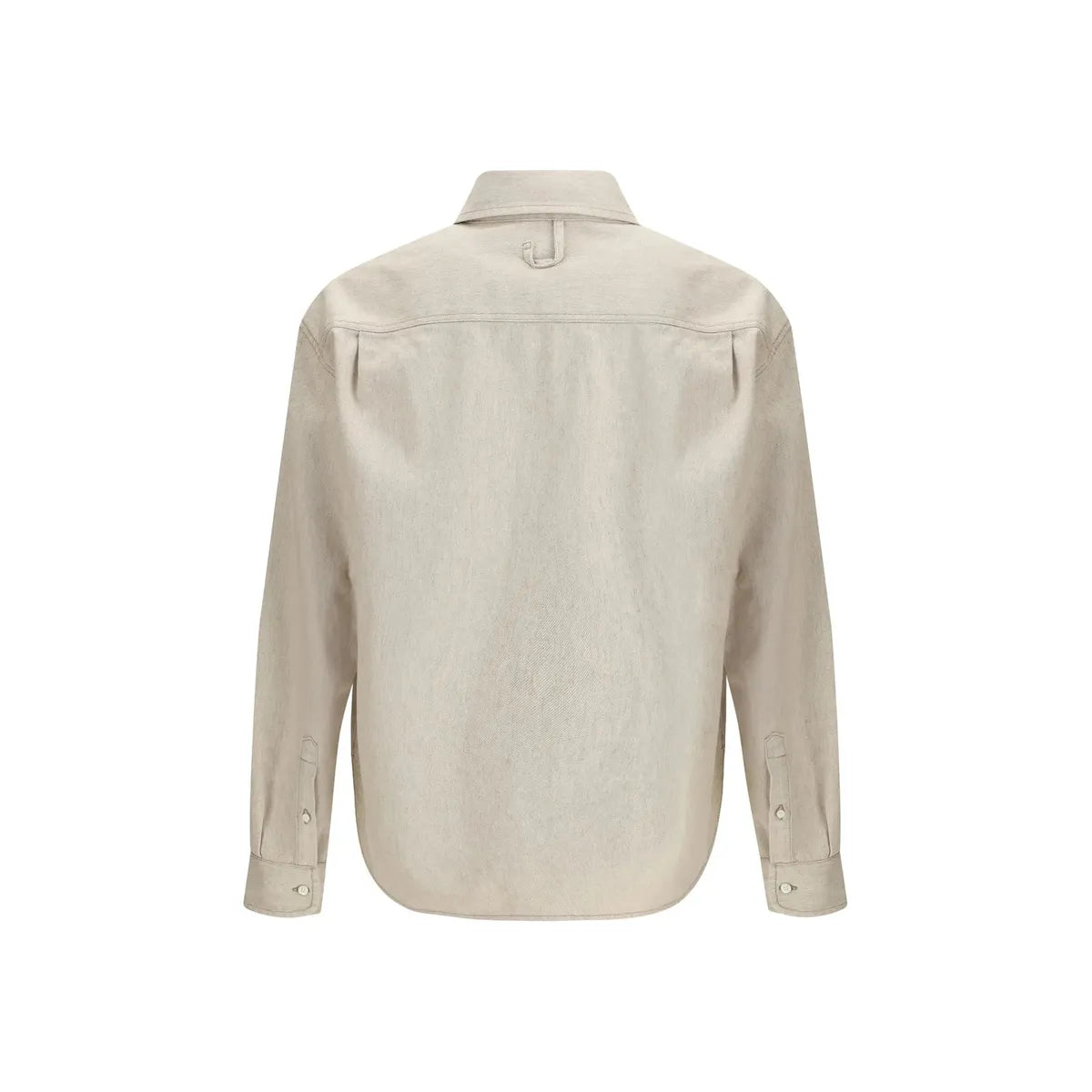 Jacquemus Cream Denim Shirt