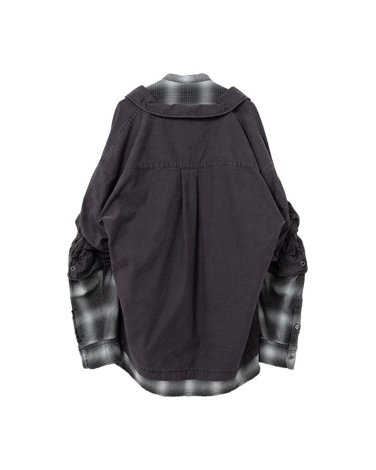 Maison Mihara Yasuhiro Layered Long Sleeve Shirt