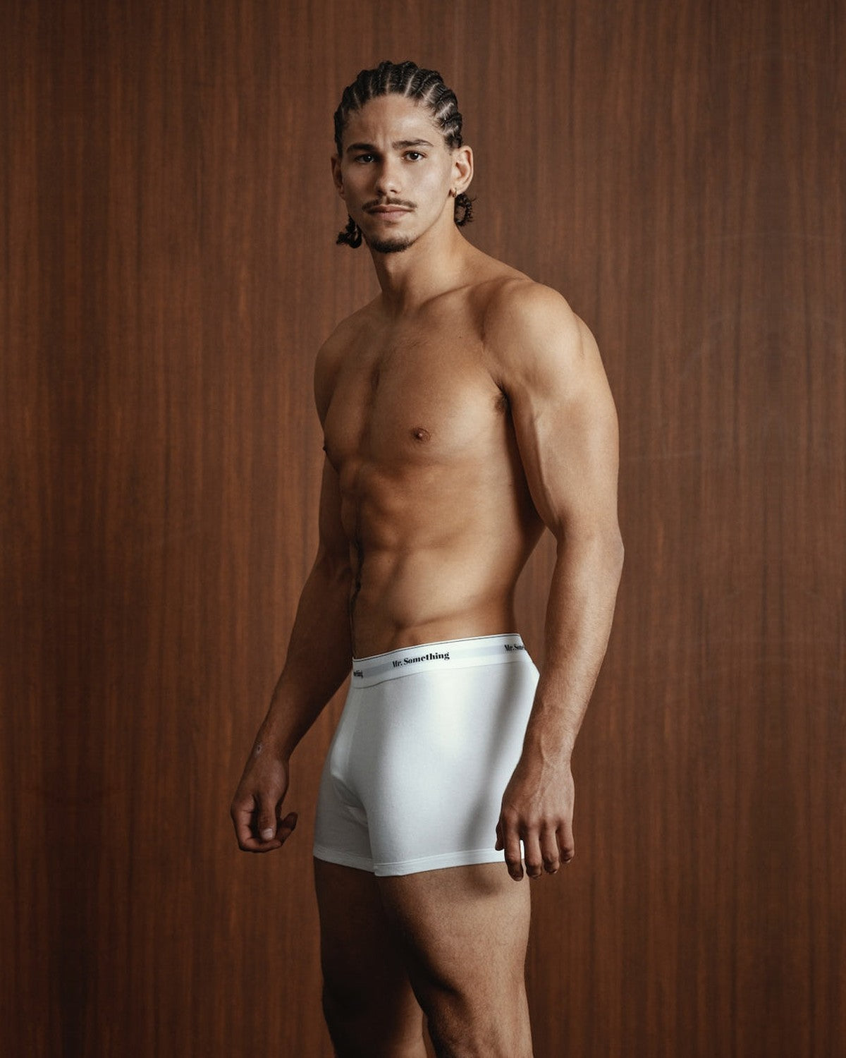 Mr.something Trunk Boxers Pack in White