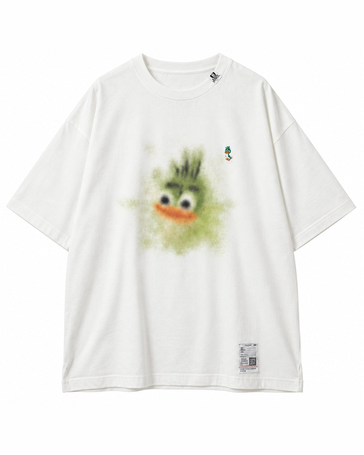 Maison Mihara Yasuhiro Leon Print T-Shirt in White