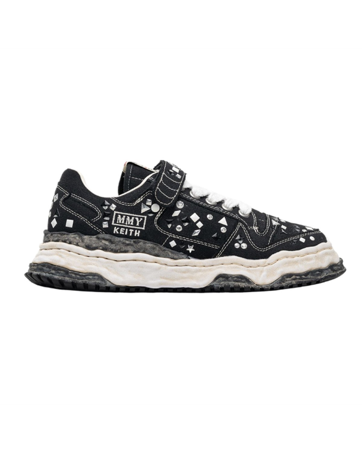 Maison Mihara Yasuhiro Keith Canvas Sneakers in Black